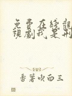 免费在线观看电视剧我是刑警封面