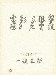 电影《狙击手之恋》免费观看