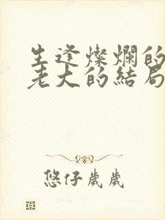 生逢灿烂的日子老大的结局
