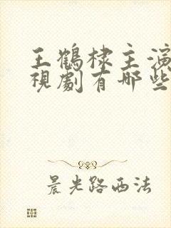 王鹤棣主演的电视剧有哪些