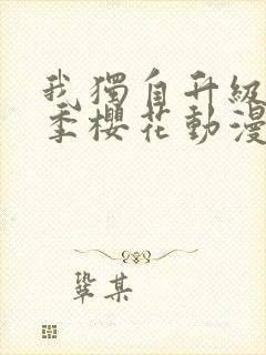 我独自升级第一季樱花动漫