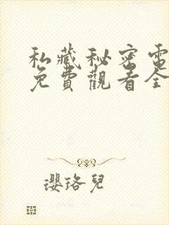 私藏秘密电视剧免费观看全集高清版