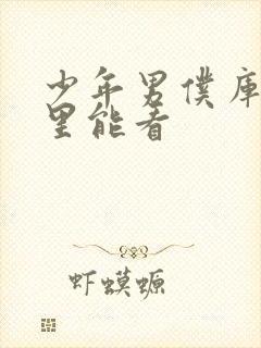 少年男仆库洛哪里能看