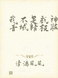 我不是戏神三九音域精校版下载