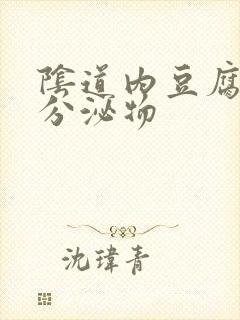 阴道内豆腐渣状分泌物