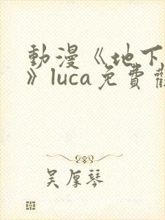 动漫《地下偶像》luca免费观看