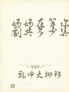 妈妈在等你电视剧共多少集