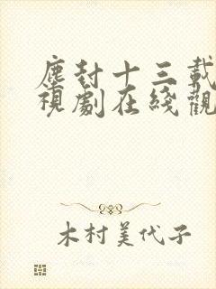 尘封十三载 电视剧在线观看