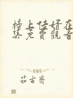 榜上佳婿在线全集免费观看