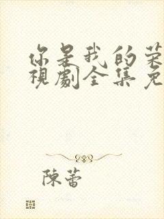 你是我的荣耀电视剧全集免费观看