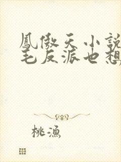 凤傲天小说的黄毛反派也想要幸福