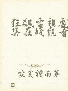 狂飙电视剧40集在线观看免费破晓