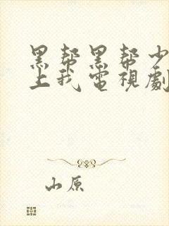 黑帮黑帮少爷爱上我电视剧泰剧封面