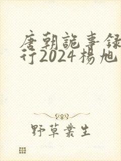唐朝诡事录之西行2024杨旭文