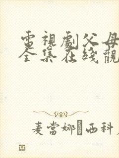 电视剧父母爱情全集在线观看