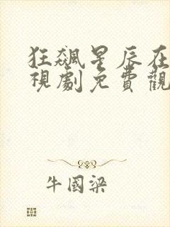 狂飙星辰在线电视剧免费观看高清