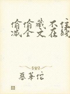 偷偷藏不住无删减全文在线阅读