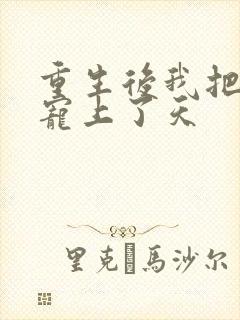 重生后我把夫君宠上了天