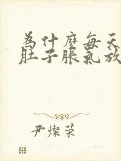 为什么每天下午肚子胀气放屁