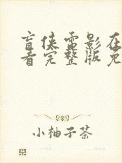 盲侠电影在线观看完整版免费