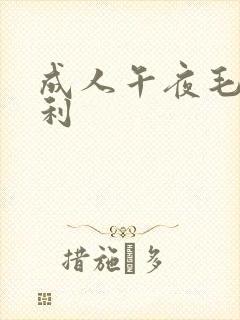 成人午夜毛片福利