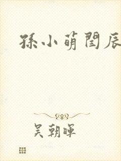 孙小萌闫辰封面