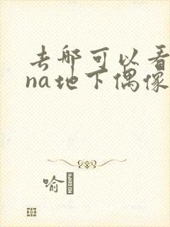 去哪可以看sana地下偶像封面