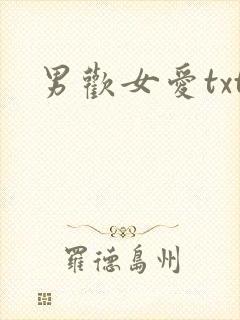 男欢女爱txt