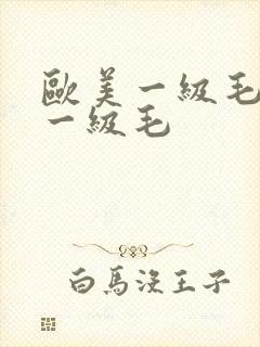欧美一级毛日韩一级毛