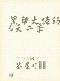 黑帮大佬的365天二季