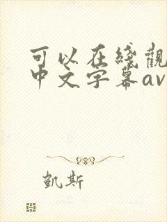 可以在线观看的中文字幕av