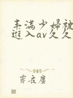 丰满少妇被猛烈进入av久久