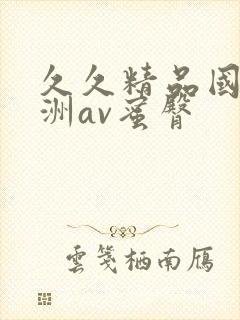 久久精品国产亚洲av蜜臀