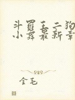 斗罗王二狗浮神小舞最新章节内容