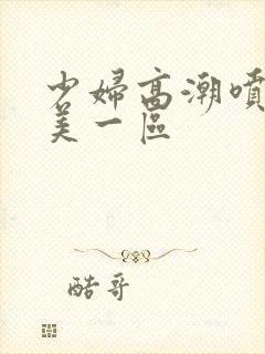 少妇高潮喷水欧美一区封面