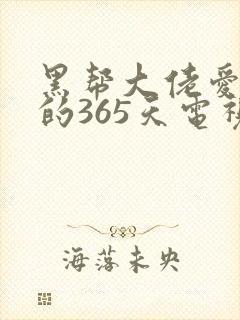 黑帮大佬爱上我的365天电视剧