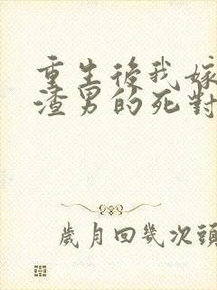 重生后我嫁给了渣男的死对头孙樾