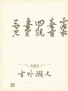 三妻四妾电视剧免费观看策驰影院