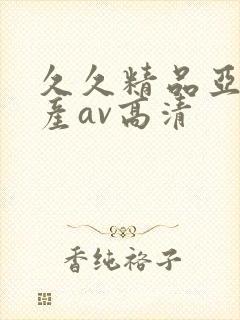 久久精品亚洲国产av高清