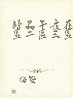 精品午夜在线一区二区三区