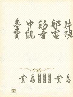 梦中的那片海免费观看电视剧