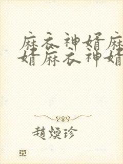 麻衣神婿麻衣神婿麻衣神婿麻衣神婿封面