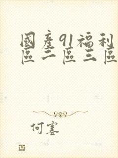 国产91福利一区二区三区