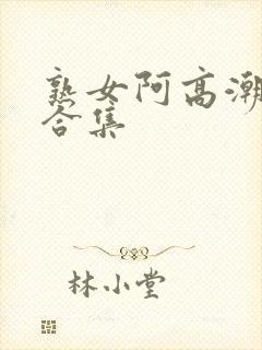 熟女阿高潮白浆合集