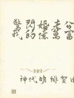 惊闪婚老公竟是我的亿万富翁