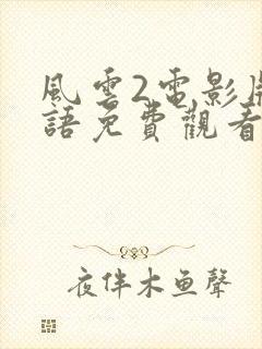 风云2电影版国语免费观看