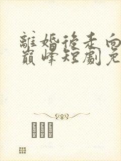 离婚后走向人生巅峰短剧免费观看