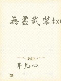 无尽武装txt封面