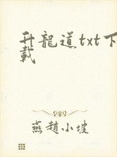 升龙道txt下载