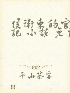 侯卫东的官场笔记 小说 免费